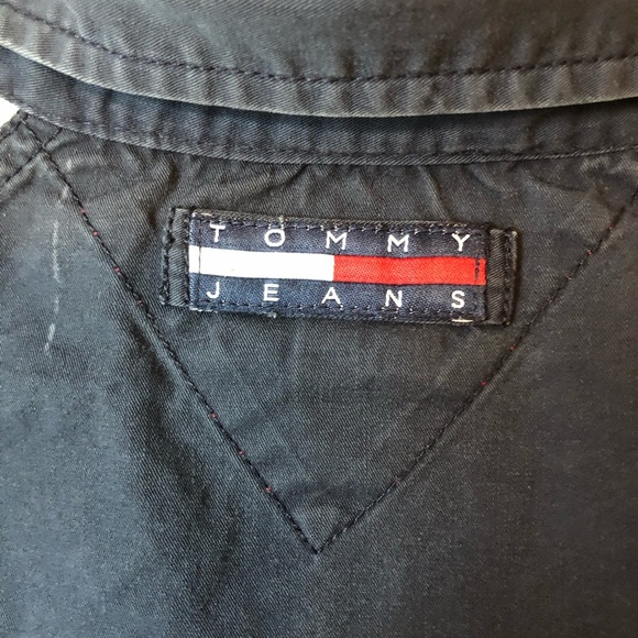 Men's Tommy Hilfiger button down Long Sleeve Shirt Blue/Red/Cream Size Large - Picture 3 of 7